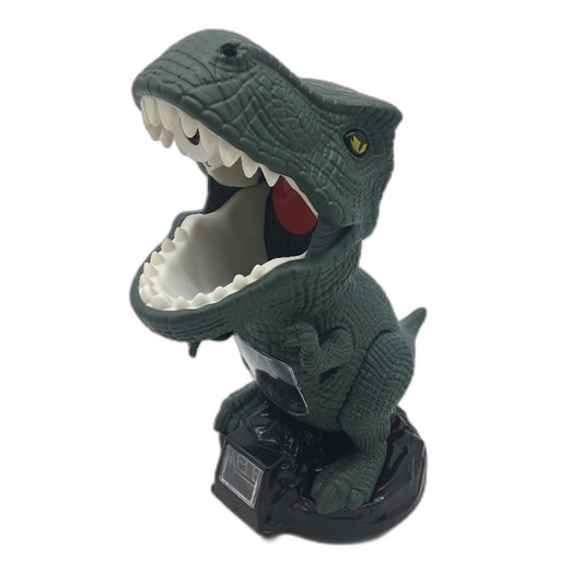 Movable Dinosaur Shooting Game Toy w Water Mist Spray Air Pump Foam Ball Age 3+