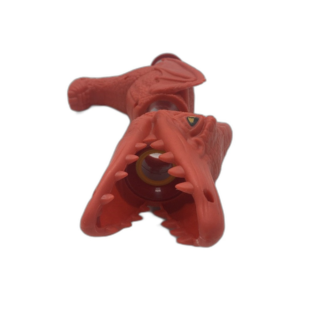 Movable Dinosaur Shooting Game Toy w Water Mist Spray Air Pump Foam Ball Age 3+