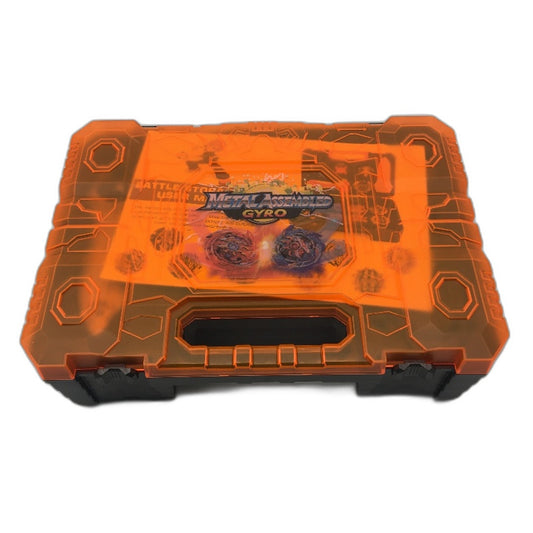 Portable Gyro Box Bayblade Battle Playset With 3 Launchers Metal Assembled Age6+