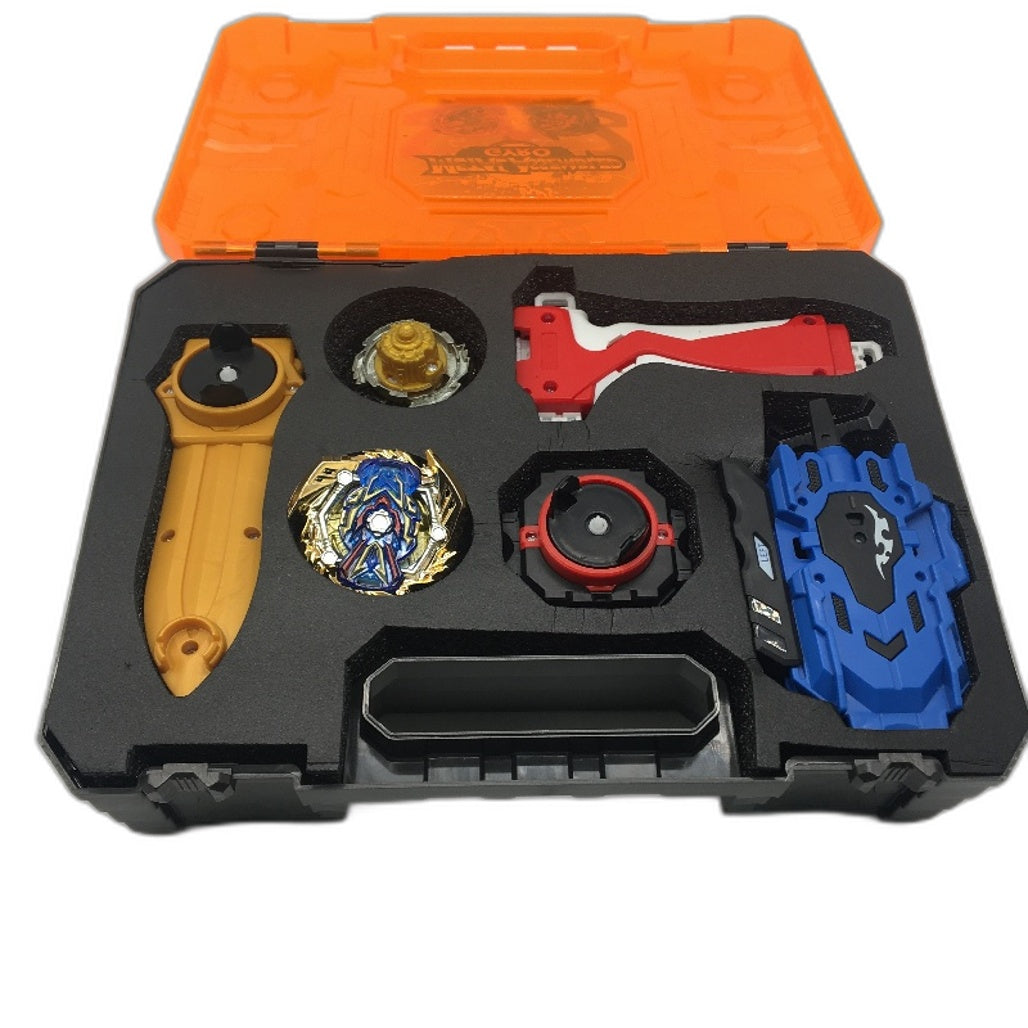 Portable Gyro Box Bayblade Battle Playset With 3 Launchers Metal Assembled Age6+