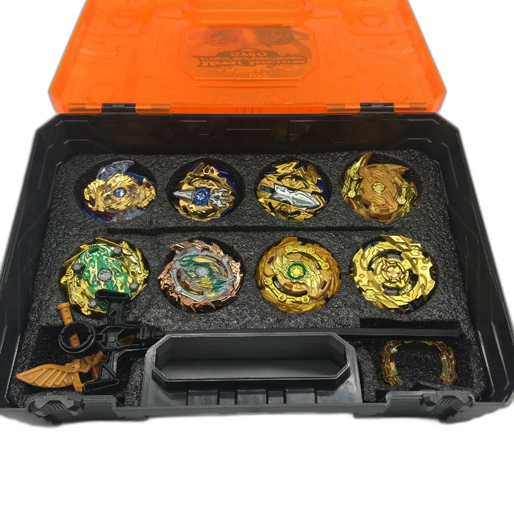 Portable Gyro Box Bayblade Battle Playset With 3 Launchers Metal Assembled Age6+