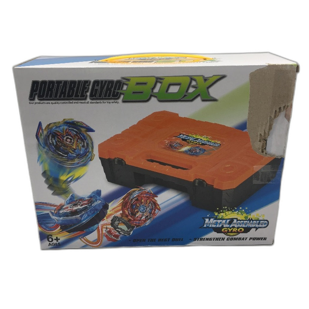 Portable Gyro Box Bayblade Battle Playset With 3 Launchers Metal Assembled Age6+