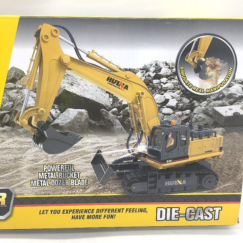 HUINA RC Truck Excavator Remote Control Crawler Tractor Construction Vehicle