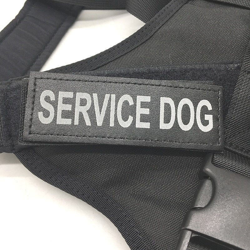 SPANKER Dog Training Harness Adjustable Strap Service Dog Vest With Handle Sz XL