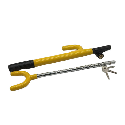 Cartman Vehicle Steering Wheel Lock Anti Theft Adjustable Length For Cars Trucks