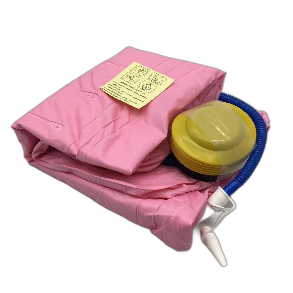 PandaEar Nonslip Travel Friendly Baby Inflatable Bath Tub in Pink NEW