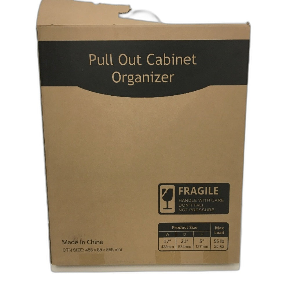 JOMOLA Heavy Duty Pull Out Cabinet Sliding Organiser Tray 43.2x53.4x12.7cm NEW