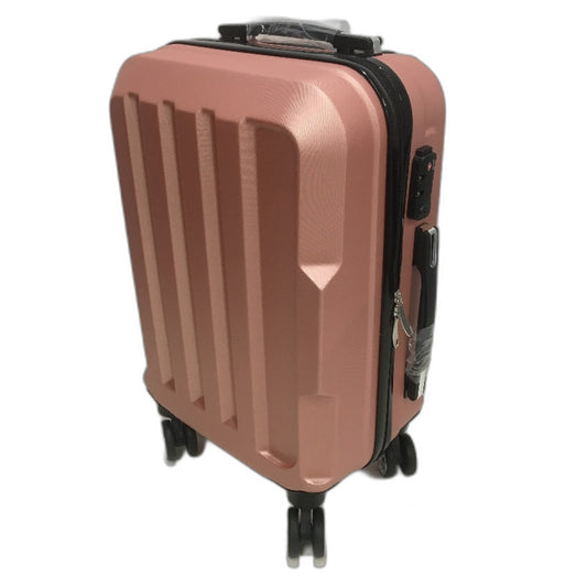 Slimbridge 20 Inch Carry On Spinner Wheel Travel Luggage Rose Gold Suitcase NEW