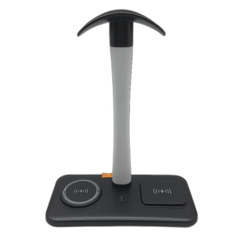3 in 1 15W Max Fast Charging RGB Light Headphone Stand and Wireless Charger NEW