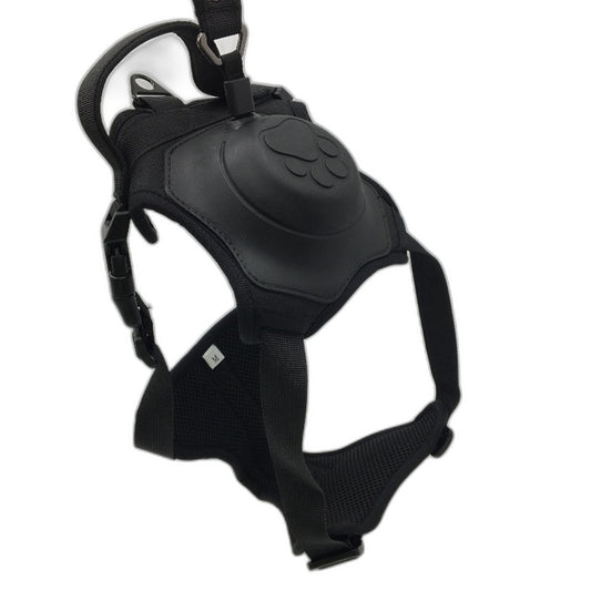 All in One Dog Harness and Retractable Leash in Black Size Medium Pet NEW