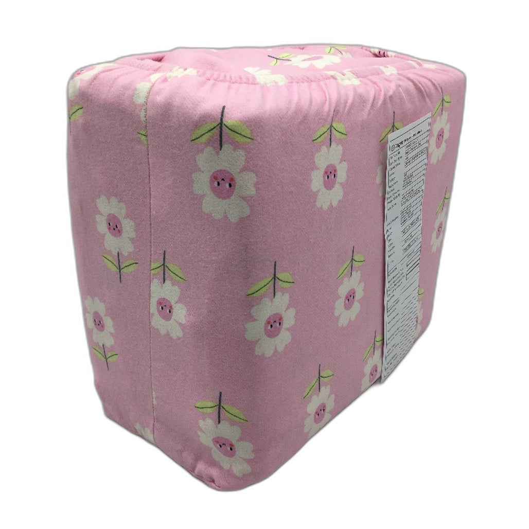 Target Cotton Libbi Daisy Pink Flannelette Sheet Set SINGLE Inc 3 P/Cases  NEW