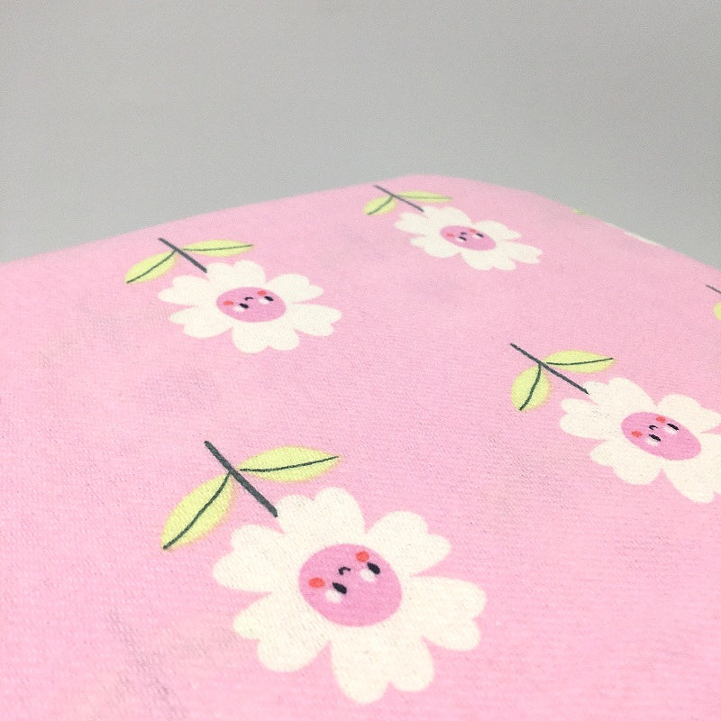 Target Cotton Libbi Daisy Pink Flannelette Sheet Set SINGLE Inc 3 P/Cases  NEW