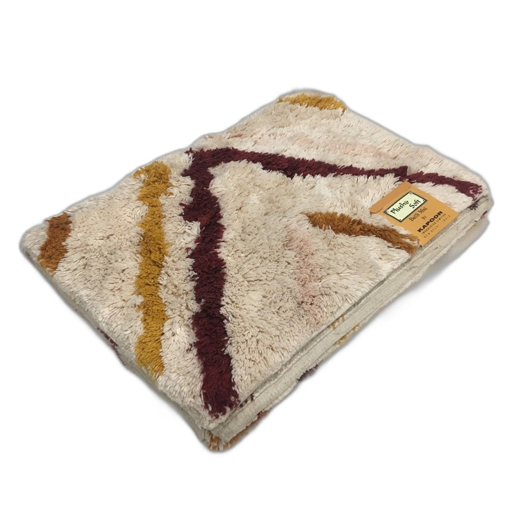 Target Adira Plush & Soft Earth Tones Shaggy Bath Runner 147cm NEW