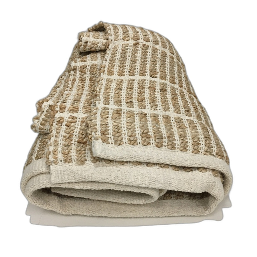 Target Natural Fibre Roped Knit Neutral Colours Large Floor Rug NEW