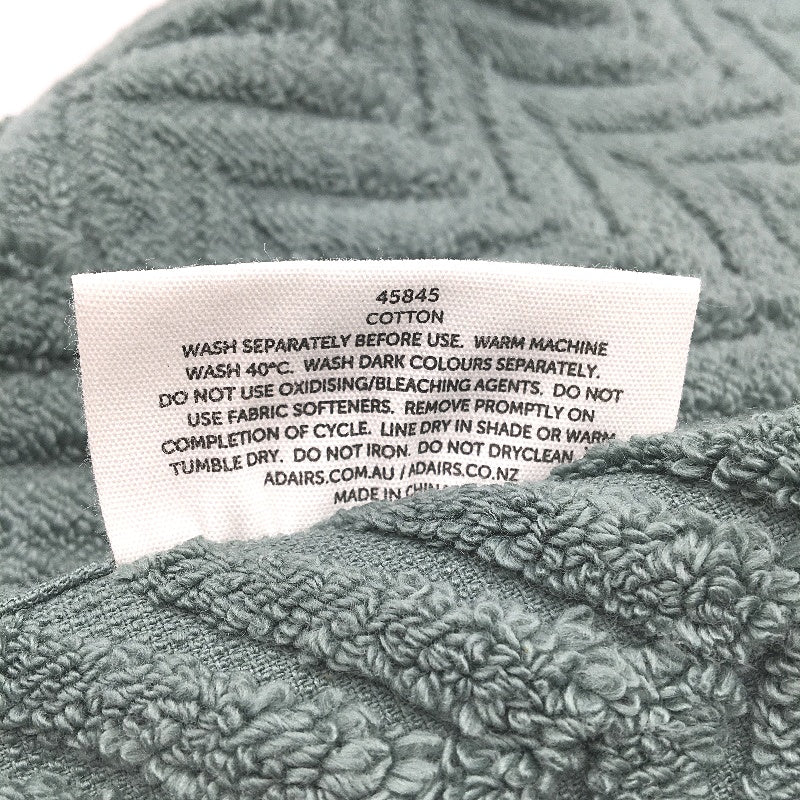 Adairs Mimosa Weaved Textured 3 Piece Multicoloured Hand Towel Set NEW