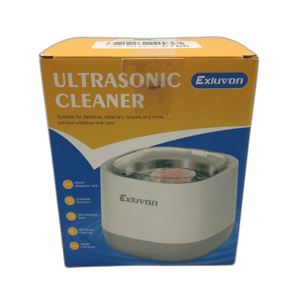 Exluvon GT02 Ultrasonic Dental Retainer Cleaner Machine 250ml NEW