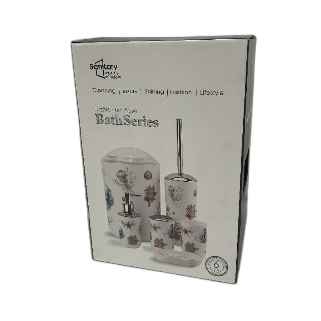 Sanitary Wares Window 6 Piece Bathroom Accessories Fashion Boutique NEW