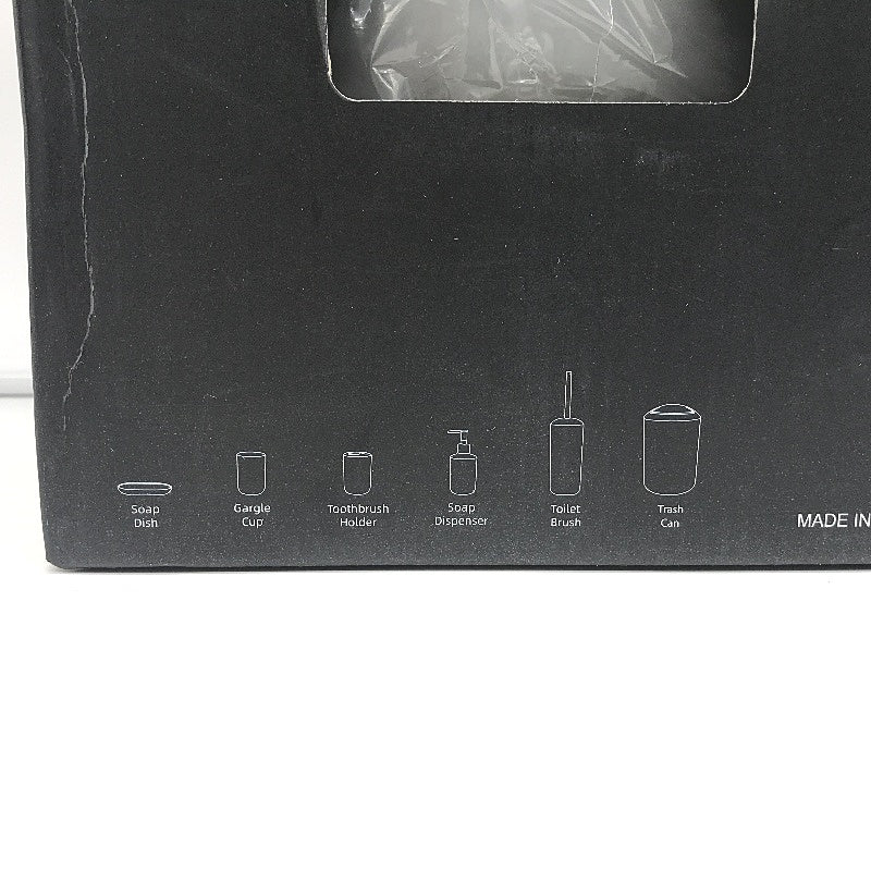 Sanitary Wares Window 6 Piece Bathroom Accessories Fashion Boutique NEW