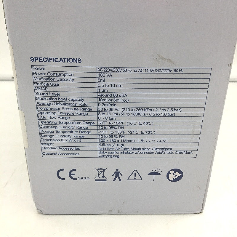 Caremax Portable Compact Compressor Nebuiliser Machine Respiratory Support NEW