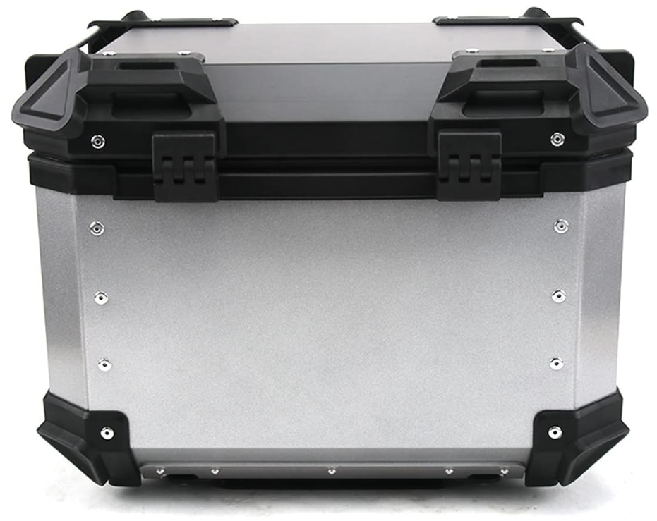 Iproods 45L Motorcycle Aluminium Alloy Silver Tailbox Top Case NEW