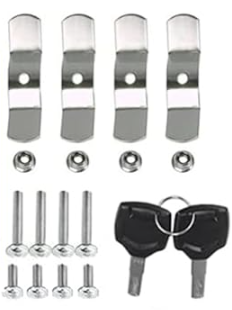 Iproods 45L Motorcycle Aluminium Alloy Silver Tailbox Top Case NEW