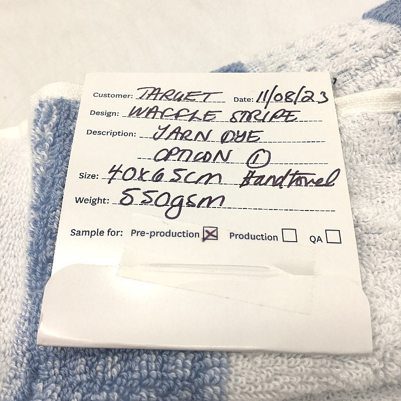 Target 5Pce Mixed Style Cotton Light Blue & White Bath & Hand Towel Set NEW