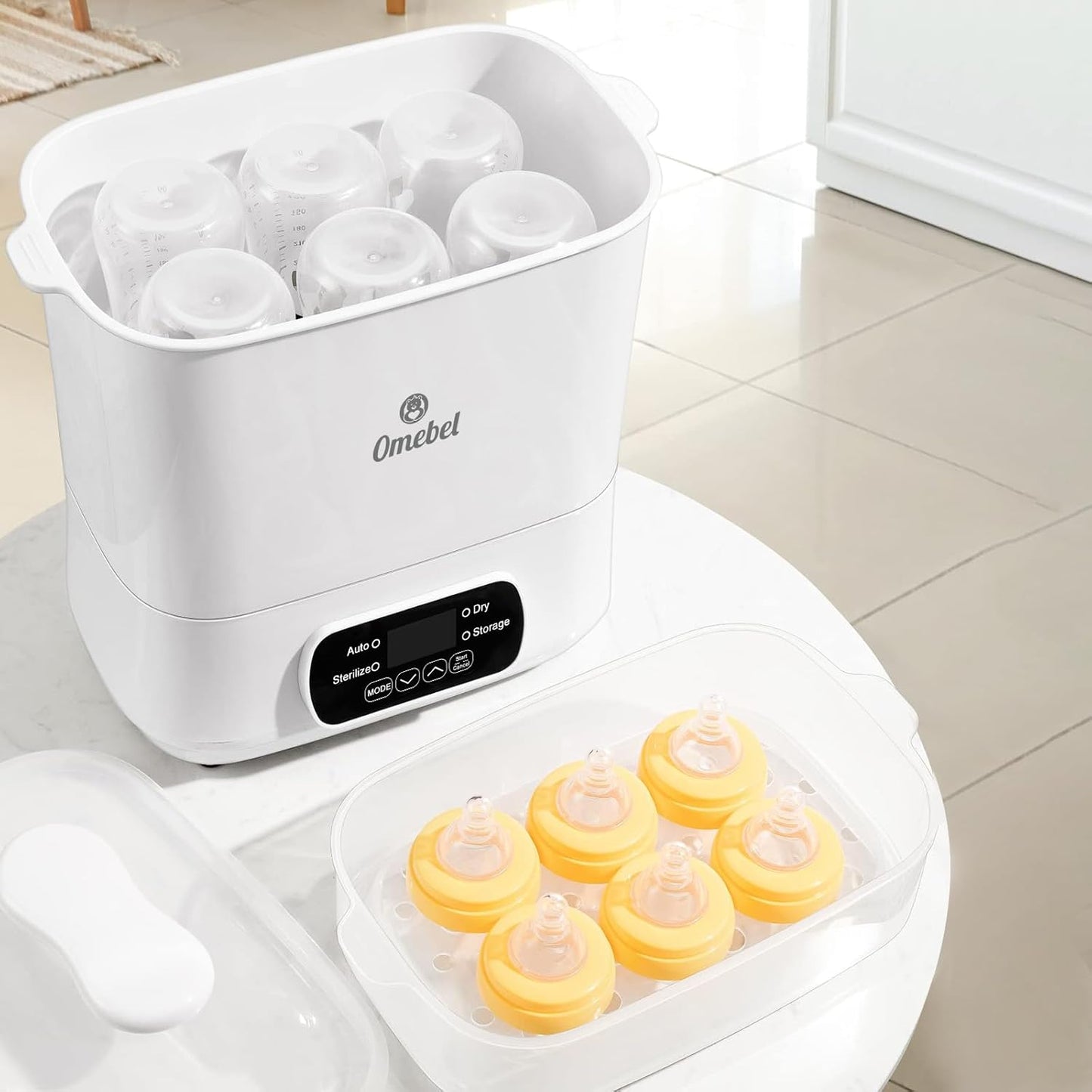 Omebel Baby Bottle & Accessories 4 in 1 Steriliser and Dryer Universal Fit NEW