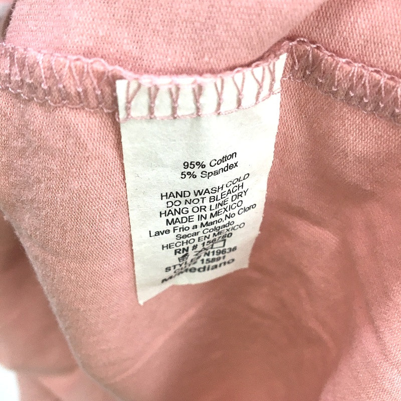 Fashion Nova Salmon Pink The Big City Print Long Sleeve T-Shirt Ladies Sz M NEW