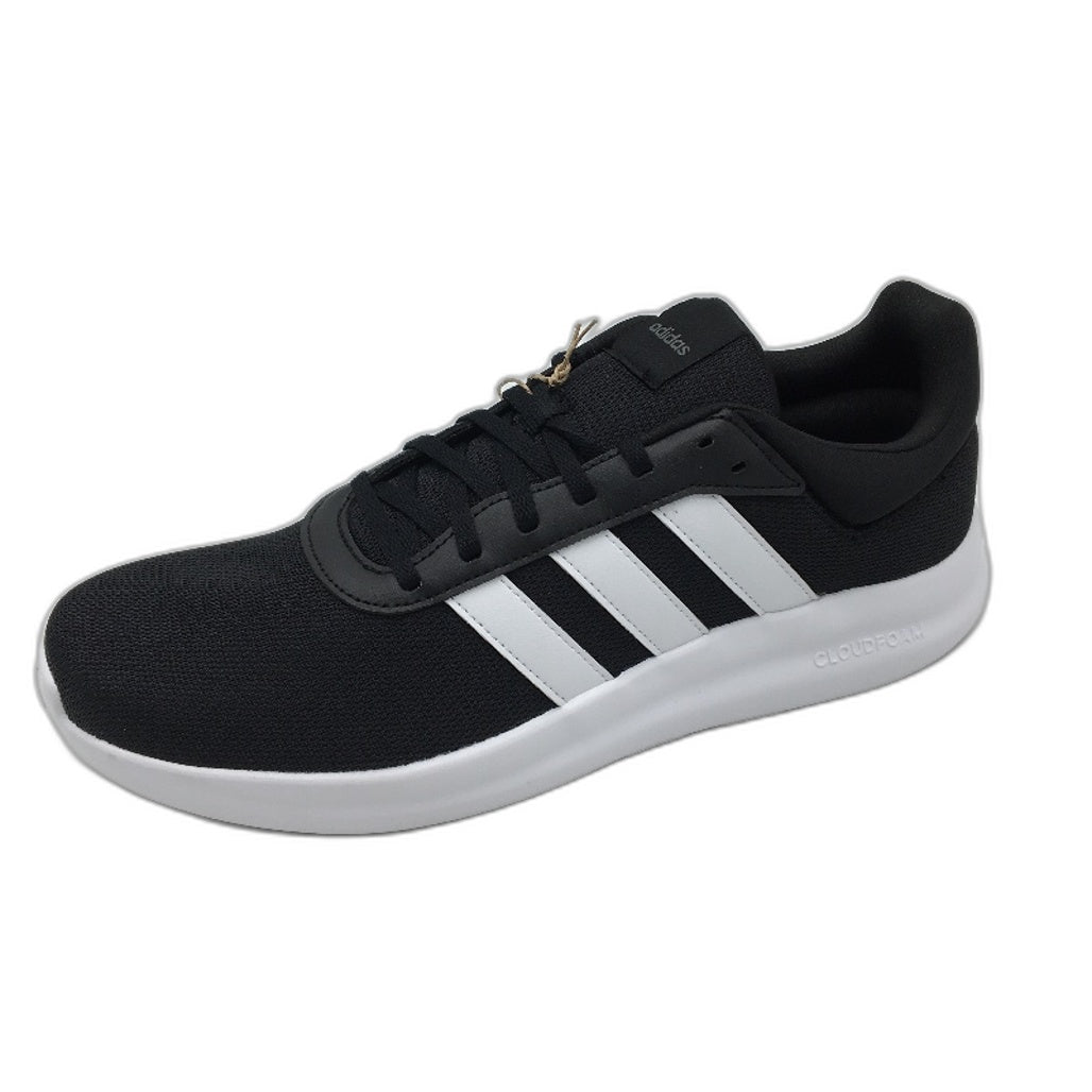 Adidas Black White Lite Racer 4.0 IE6133 Sneakers Mens Size US 11 NEW
