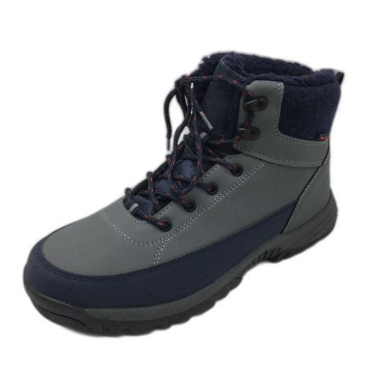 Crane Snow Extreme Thermoboots Fleece Lined Lace Up Grey Mens Size 10 NEW
