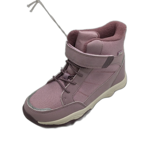 Crane Snow Extreme Thermoboots Fleece Lined Elastic Lace Pink Kids Size 1 NEW