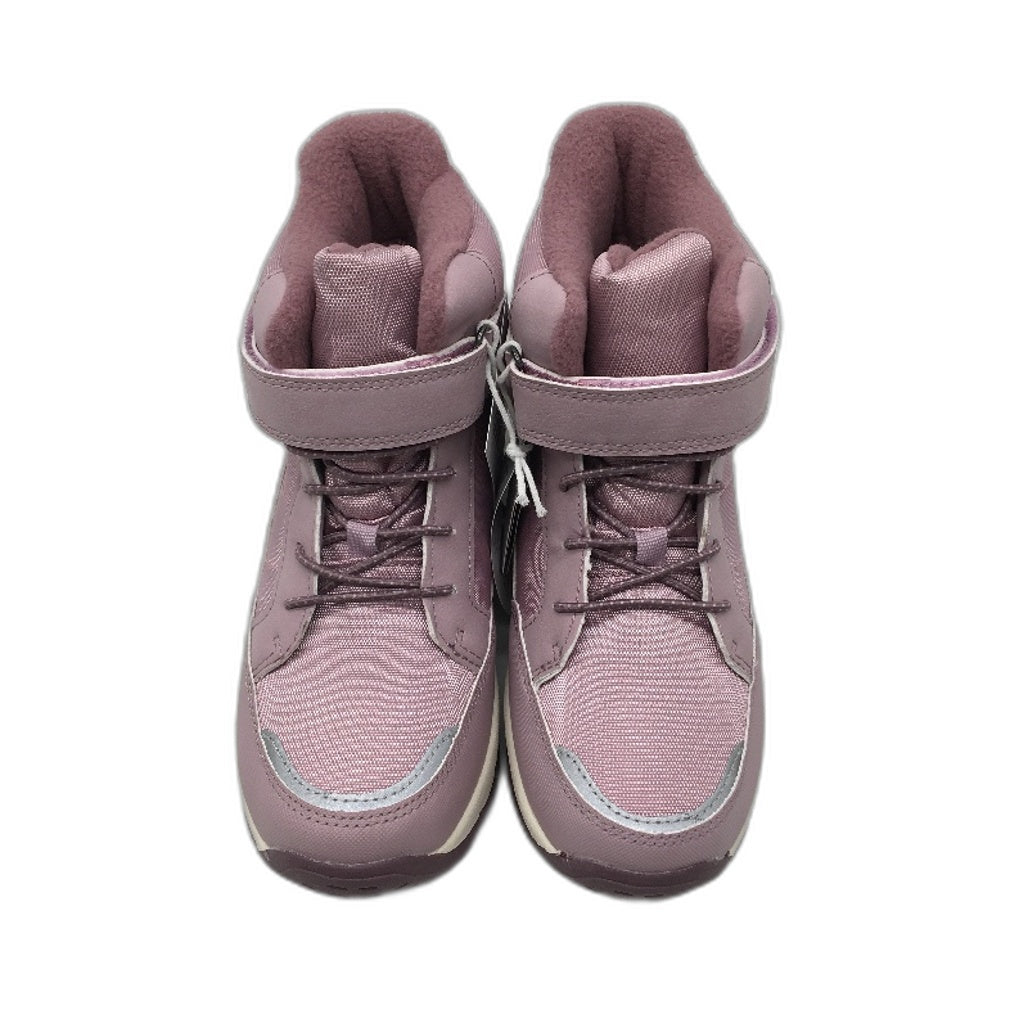 Crane Snow Extreme Thermoboots Fleece Lined Elastic Lace Pink Kids Size 1 NEW