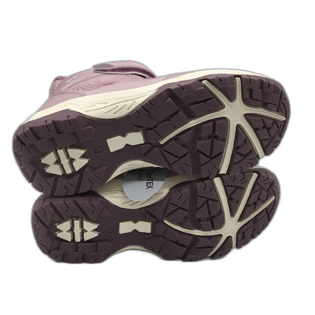 Crane Snow Extreme Thermoboots Fleece Lined Elastic Lace Pink Kids Size 1 NEW
