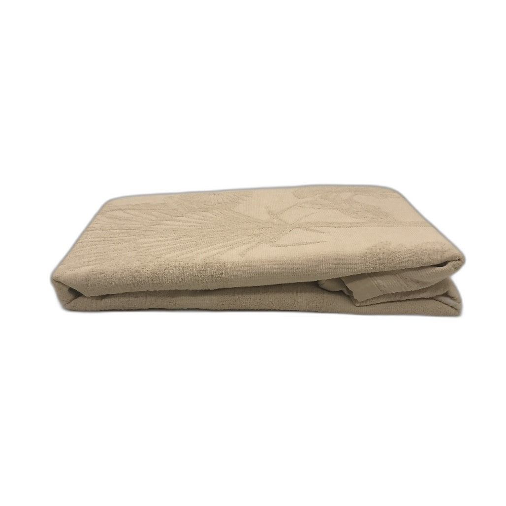 Habitat Elena Palm Tree Textured Natural Cream European Pillowcase 60cm NEW