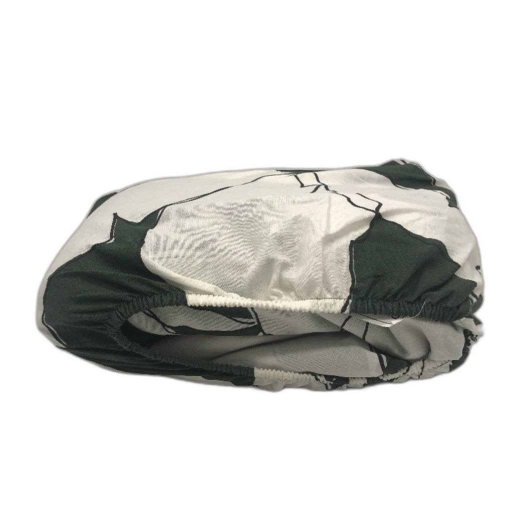 Target Home Green White Solis Abstract Leaf Cotton Quilt Cover Set QUEEN NEW