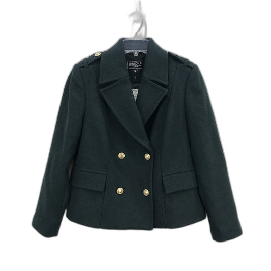 New World Myer Sample Wool Blend Green Double Breasted Jacket Ladies Size 10 NEW