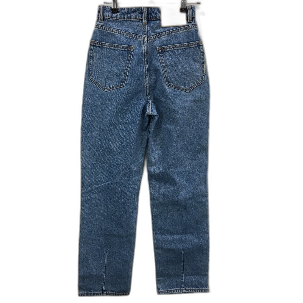 NEUW Nico Straight High Rise Ophelia Blue Denim Jeans Ladies Size 24 NEW