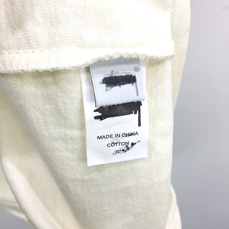 Stussy Venus Pigment Dyed Off White Cotton Relaxed Tee Shirt Mens Size 2XL NEW