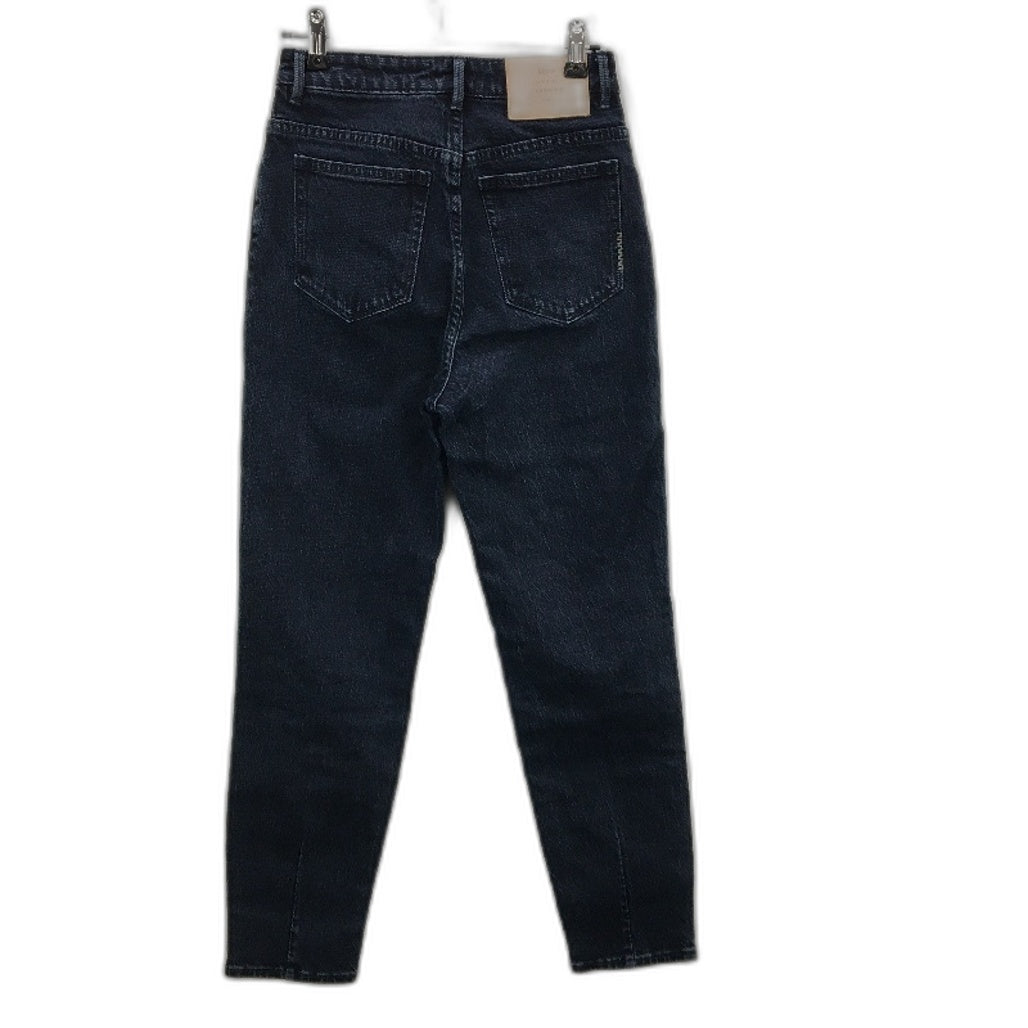 NEUW Lola High Rise Slim Fit Denim Royal Indigo Mom Jeans Ladies Size 26 NEW