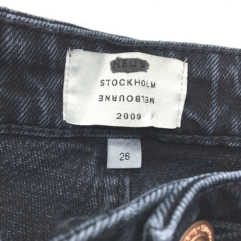 NEUW Lola High Rise Slim Fit Denim Royal Indigo Mom Jeans Ladies Size 26 NEW