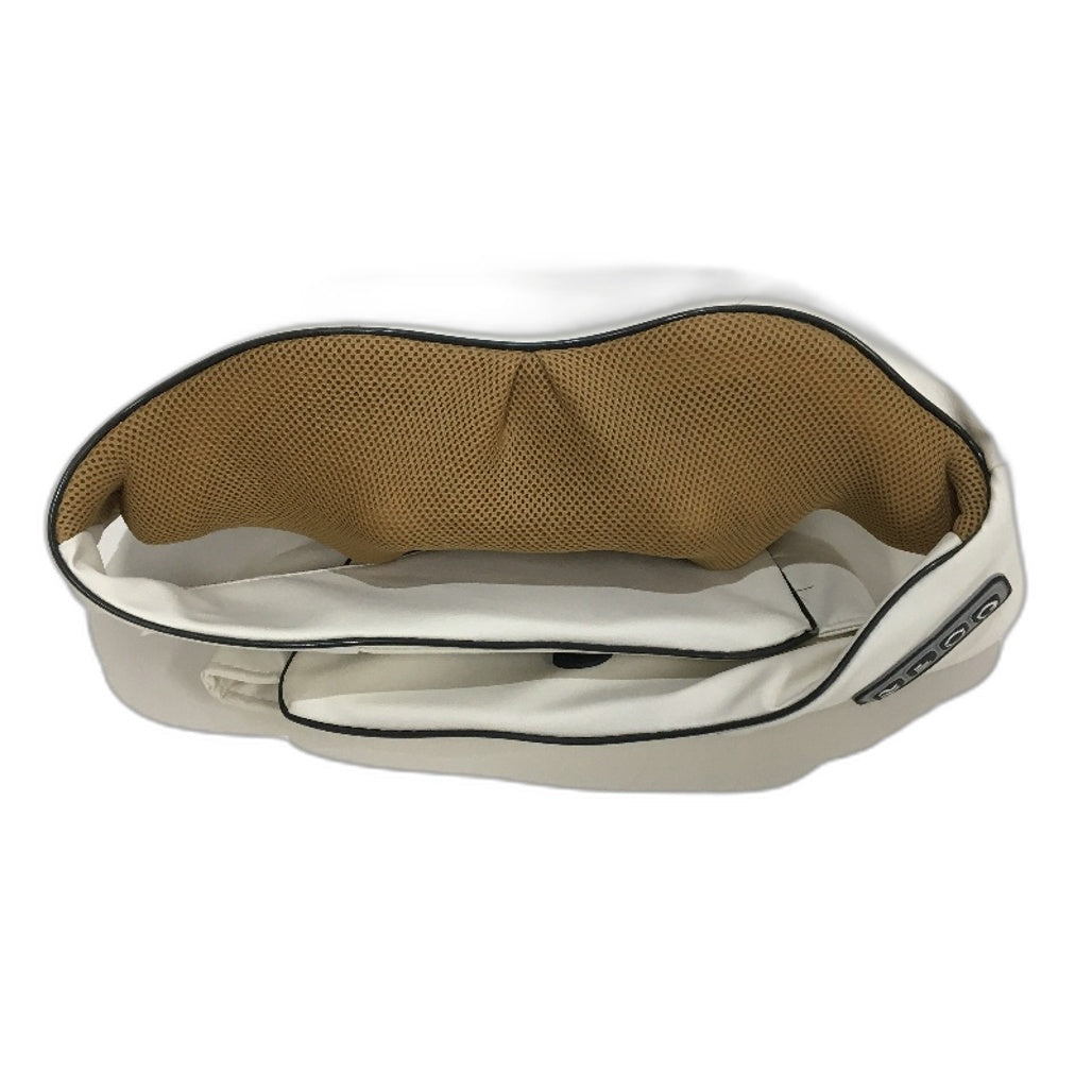 BAIGS Deep Tissue Heated Kneaded Shiatsu Neck and Back Massager in White DEMO