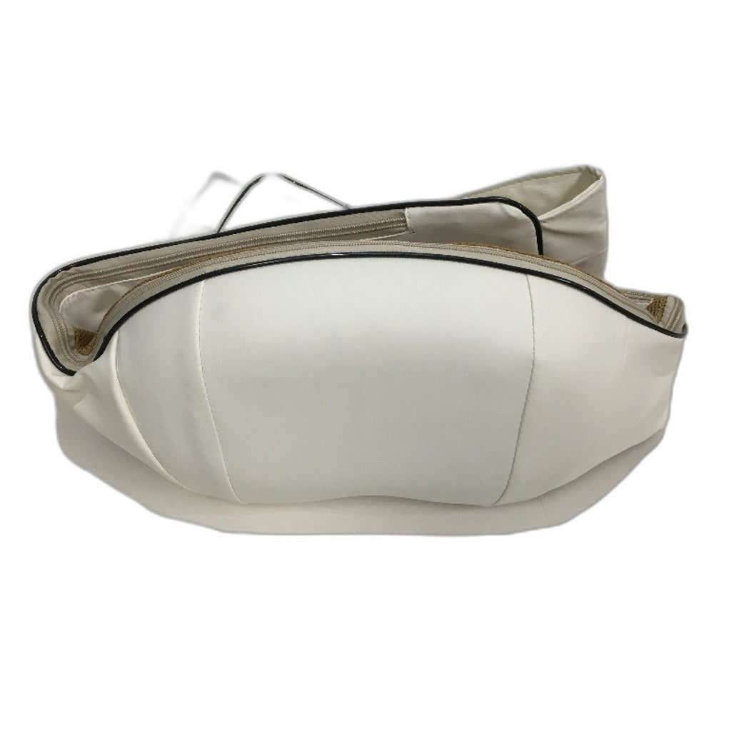 BAIGS Deep Tissue Heated Kneaded Shiatsu Neck and Back Massager in White DEMO