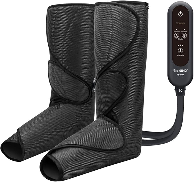 FIT KING FT-009A 2 Mode 3 Intensity  Air Compression Leg Massager in Black NEW