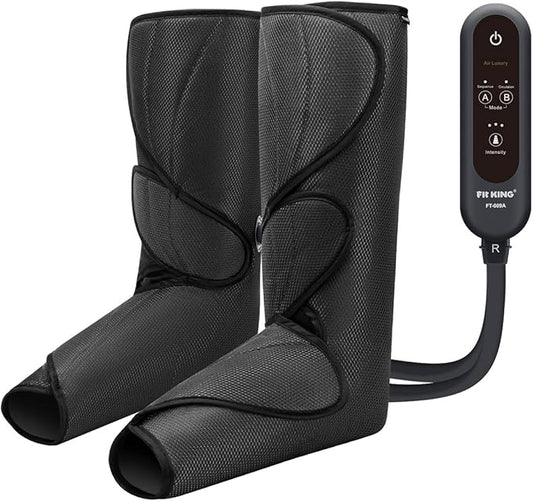 FIT KING FT-009A 2 Mode 3 Intensity  Air Compression Leg Massager in Black NEW