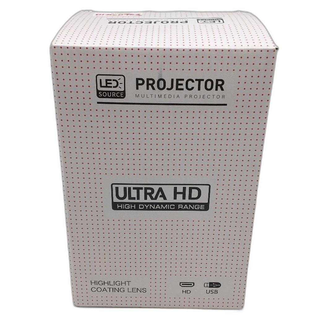 High Dynamic Range Mini Ultra 1080p HD LED Home Video Projector DEMO