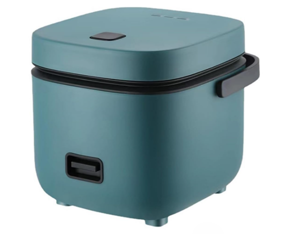 Jiashi 1.2L Mini Rice Cooker Green Travel Small Non-Stick Cooking Pot