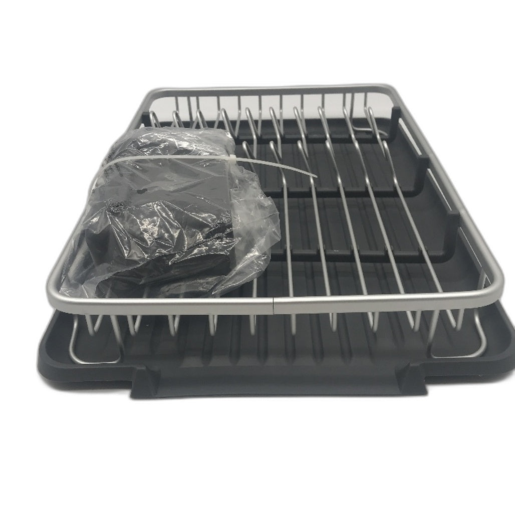 Urackify Kingrack Aluminium Dish Drainer Drying Rack Removeable Drip Tray
