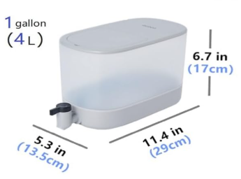 Ecoco Drink Dispenser With Spigot 4L Cold Kettle Beverage Container