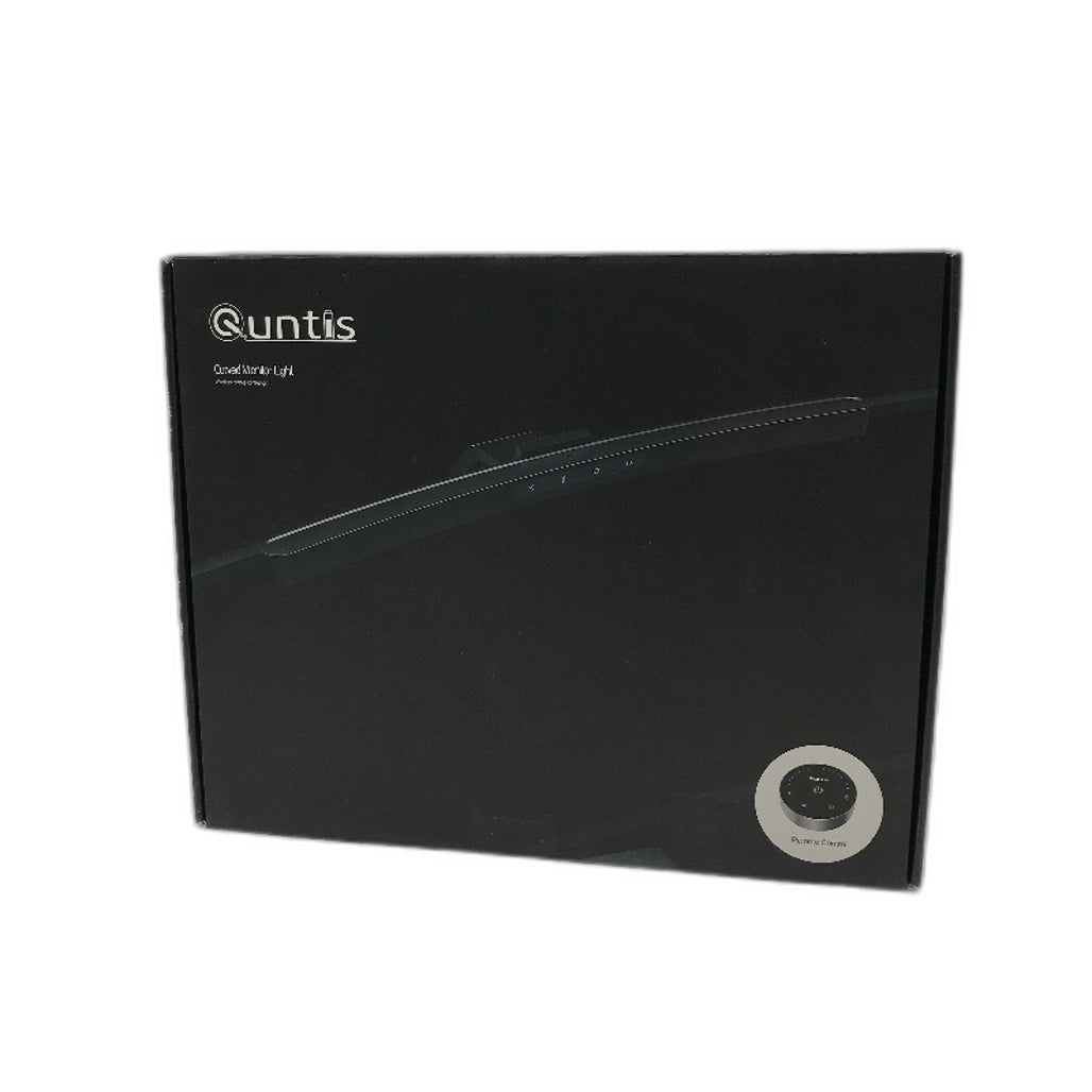 Quntis Black Curved Monitor Light Bar With Remote & Touch Control USB Lamp