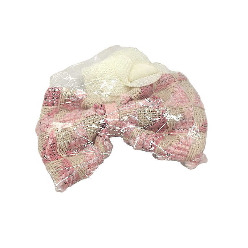 4 Pieces Pink Cute Doggy Dress & Accessories Bundle Dog Size 2XS